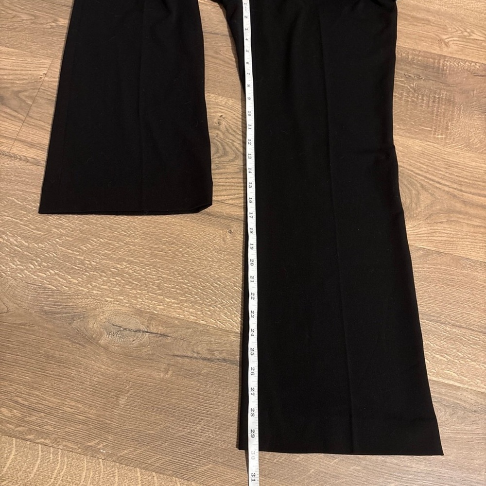 White House Black Market black, mid rise Slim Boot Cut pants, 12S - Picture 9 of 9